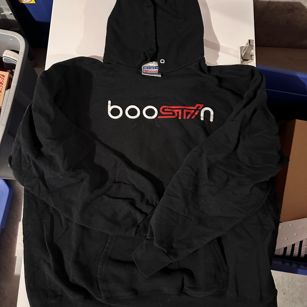 Subaru Sti Black Hoodie